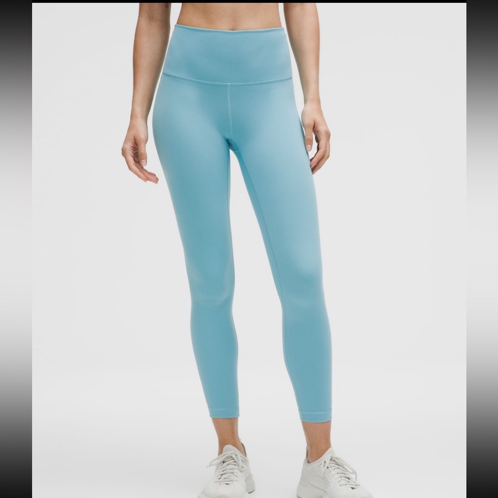Lululemon Wunder Train High-Rise Tight Leggings 25” in Tidal Teal (8)